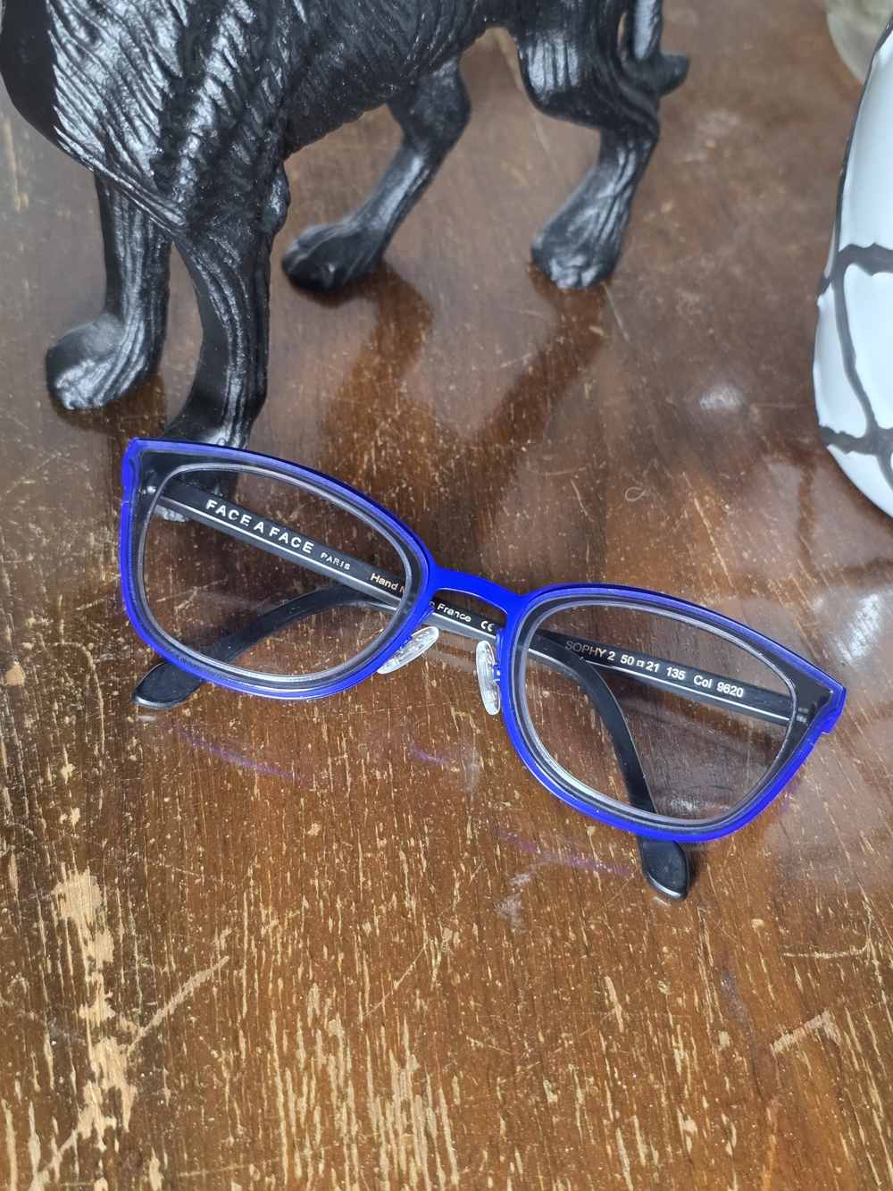 Face à Face Women's Blue Glasses Frame With Rx— Sophy 2 Bold Cobalt